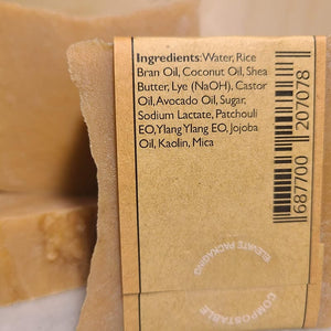 Patchouli Ylang Ylang Soap - Essential Oils Only - Back To Hope