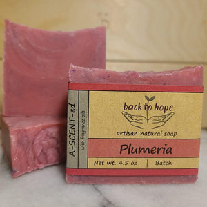 Plumeria Soap - Back To Hope