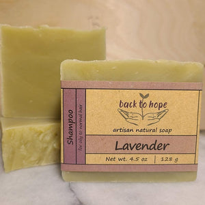 Conditioning Shampoo Bar - Lavender - Back To Hope