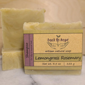 Conditioning Shampoo Bar - Lemongrass Rosemary - Back To Hope