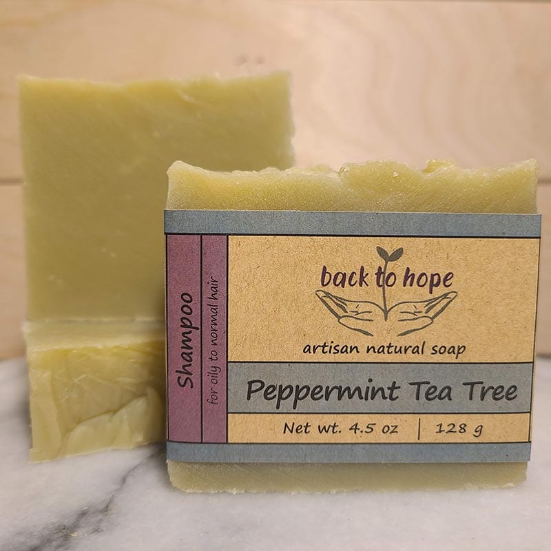 Conditioning Shampoo Bar - Peppermint Tea Tree - Back To Hope
